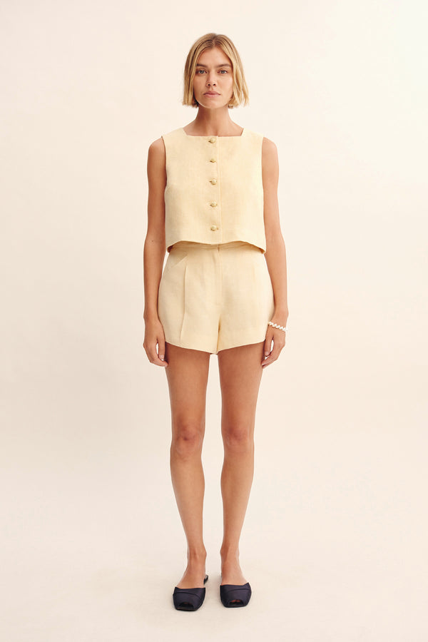 RIO TOP - DUSTY CITRON