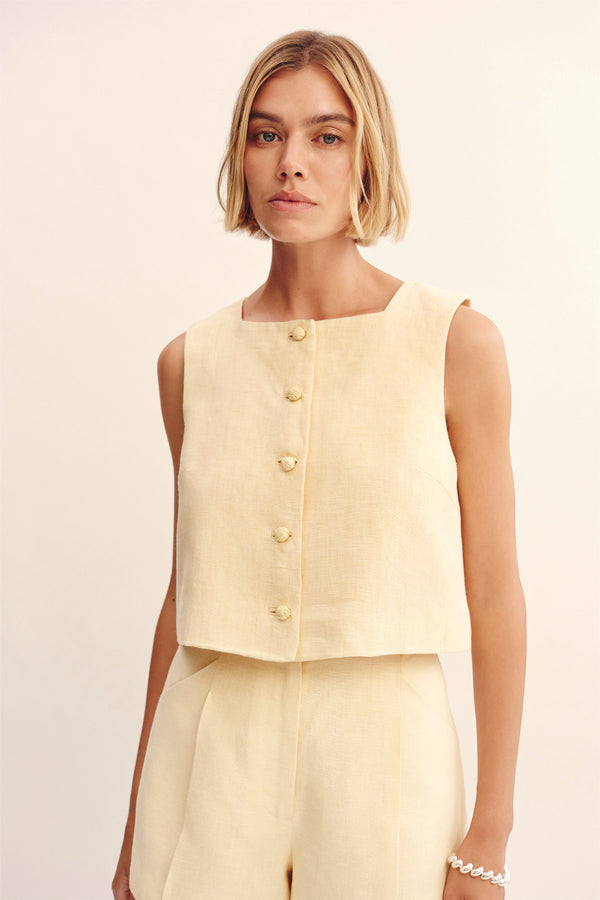 RIO TOP - DUSTY CITRON