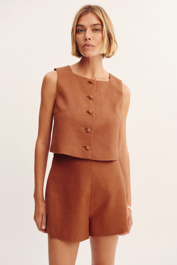 PERRI SHORT - CHESTNUT