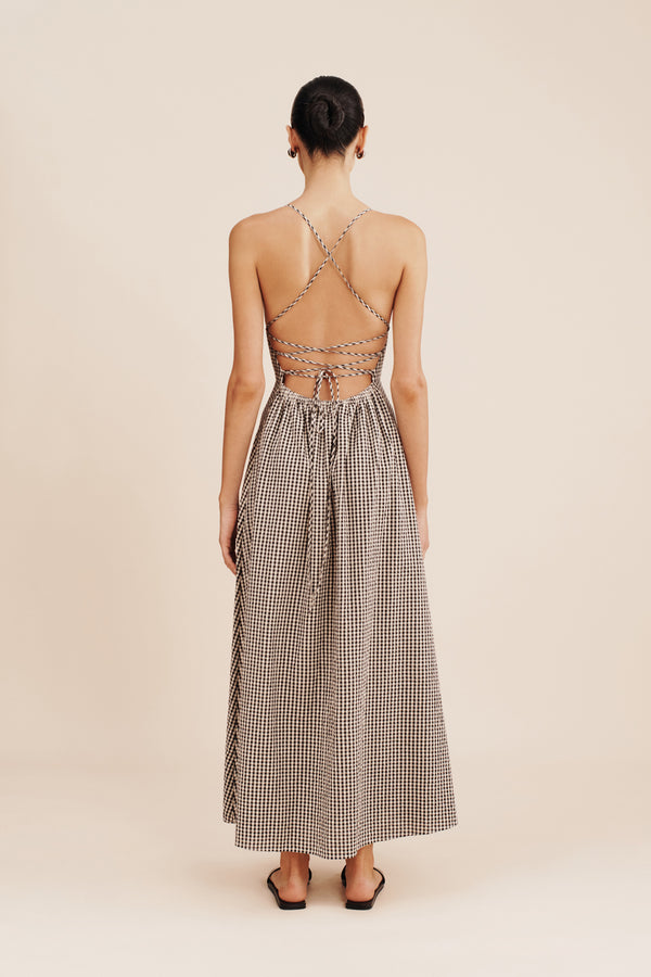 LORI DRESS - GINGHAM