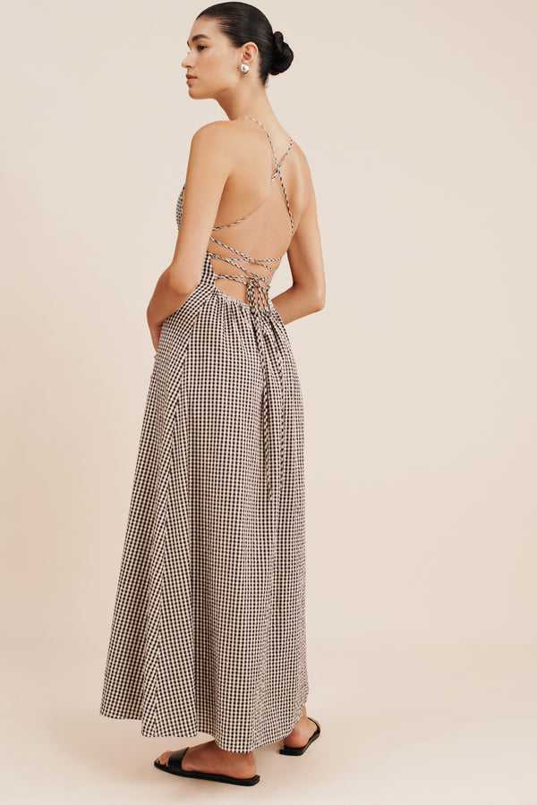 LORI DRESS - GINGHAM