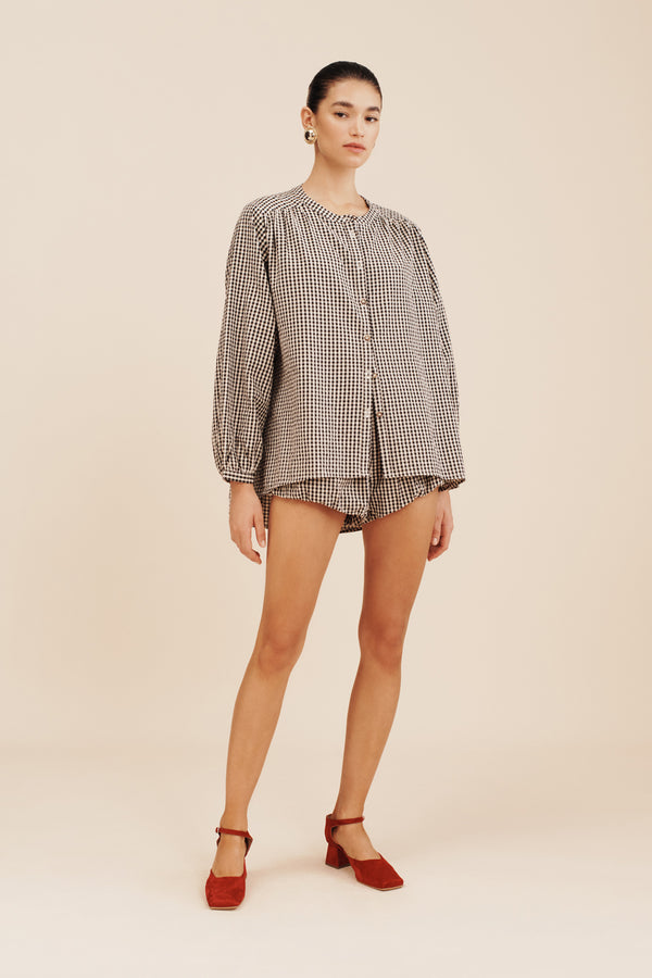 MIRA SHIRT - GINGHAM