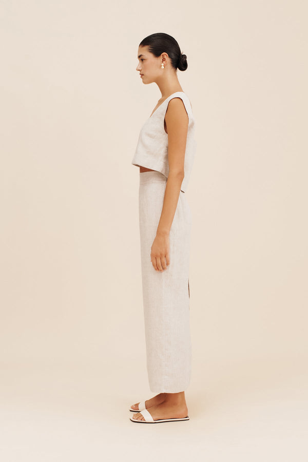 CALEB CROP TOP - NATURAL