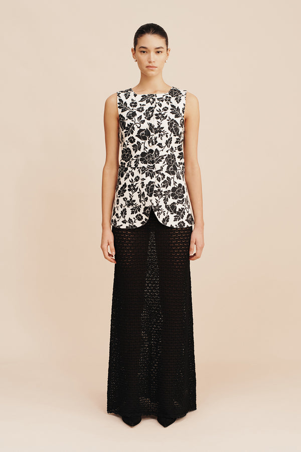 ROMEO VEST - NOIR BLOOM
