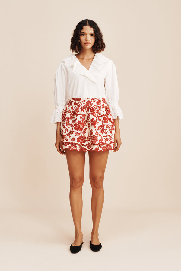 ROMEO APRON - SCARLET BLOOM
