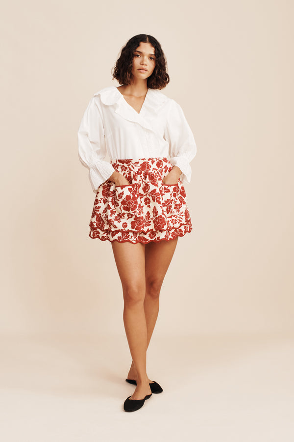 ROMEO APRON - SCARLET BLOOM