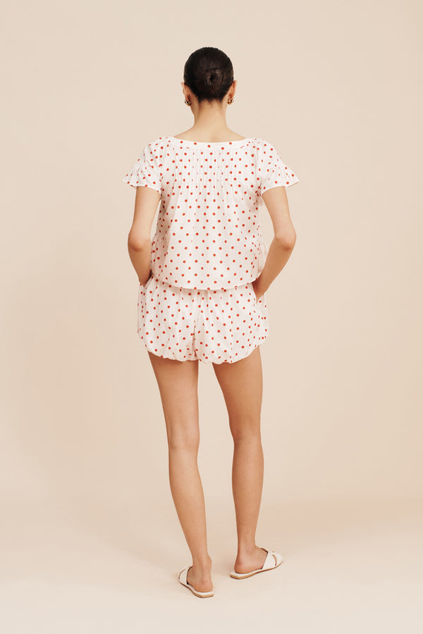 PALOMA BLOUSE - PETITE POLKA DOT