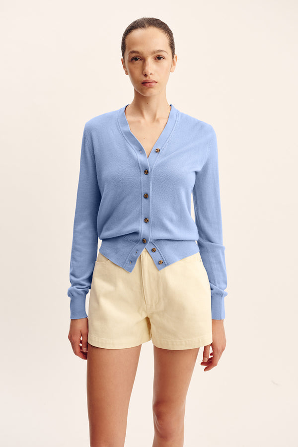 FINLEY CARDIGAN - BLUE