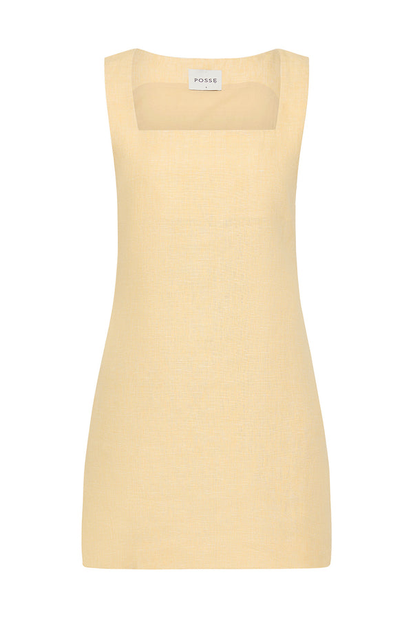 ALICE MINI DRESS - DUSTY CITRON