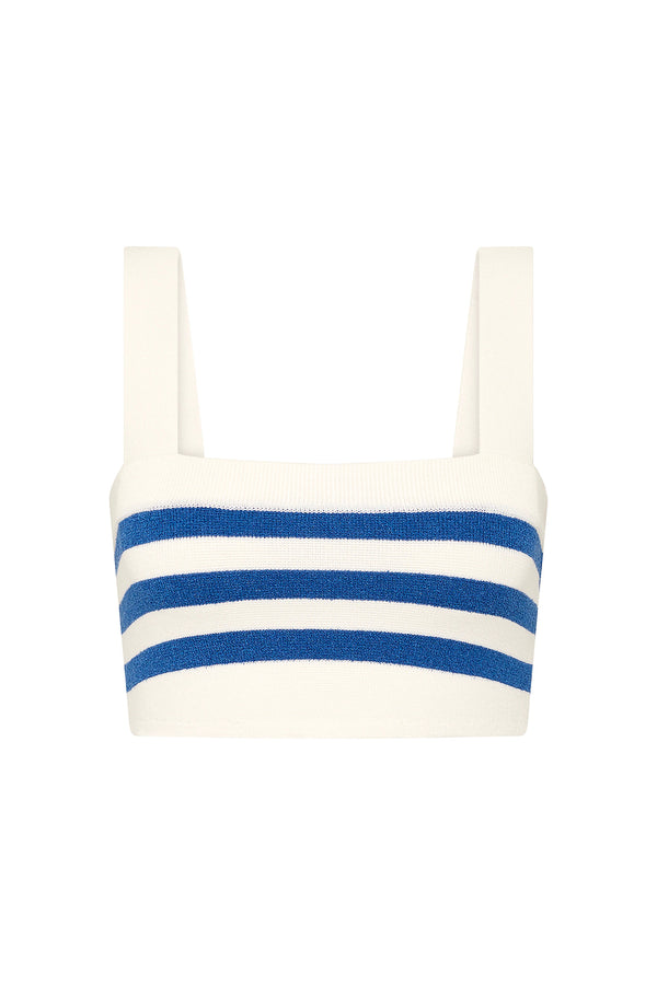ARI TOP - BLUE STRIPE