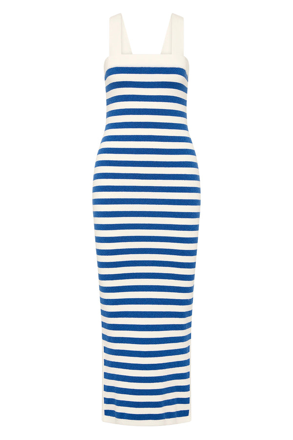 ARI DRESS - BLUE STRIPE