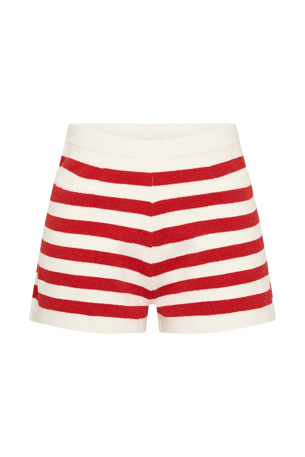 ARI SHORT - CORAL STRIPE