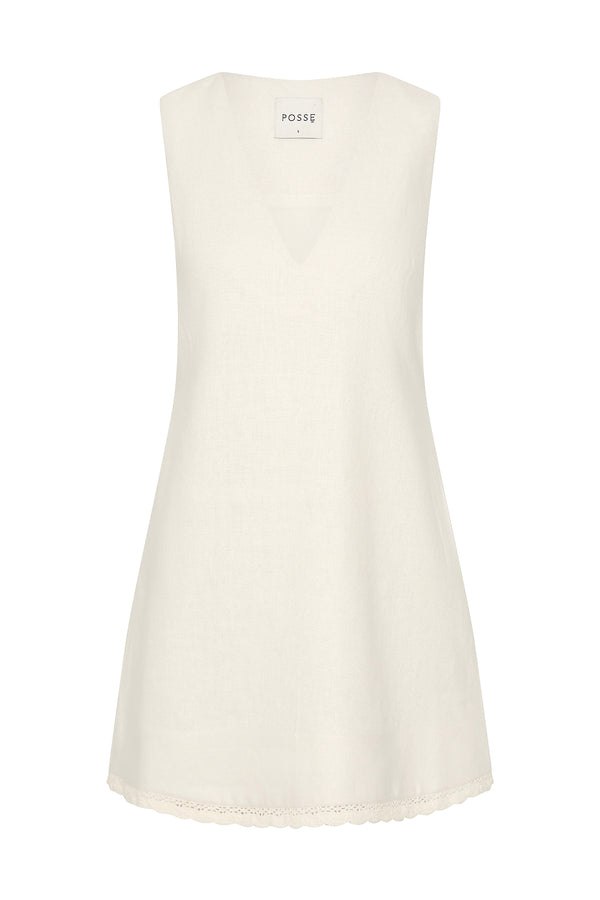EFFI MINI DRESS - CREAM