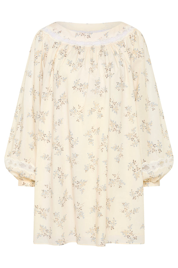 ELODIE DRESS - BLUE BLOOMS