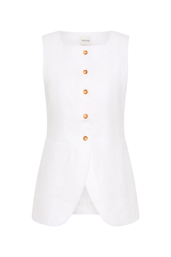 EMMA VEST - IVORY