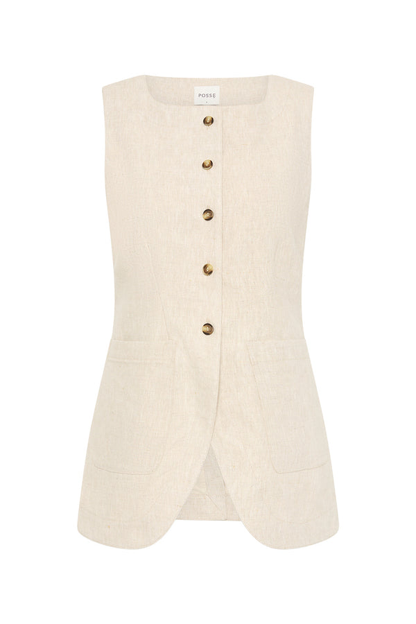 EMMA VEST - NATURAL