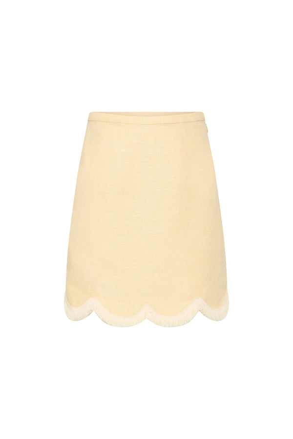 ESSIE MINI SKIRT - DUSTY CITRON