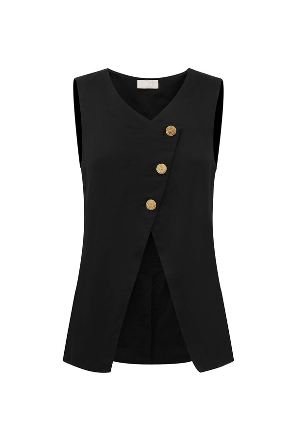 GIGI GILET - BLACK