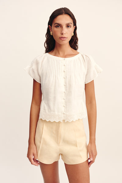 Ulla Johnson Amaris Blouse - Petunia | Garmentory 美品 pois ポワ 