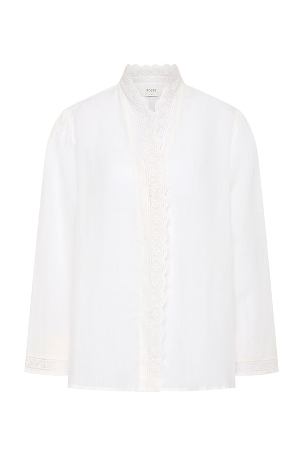 GRACE SHIRT - VINTAGE WHITE