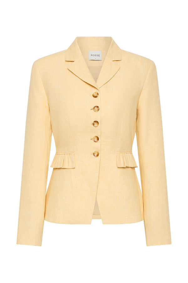 MATILDA JACKET - DUSTY CITRON
