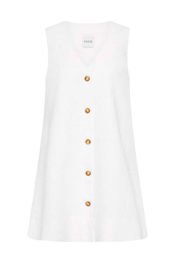 NANCY MINI DRESS - IVORY