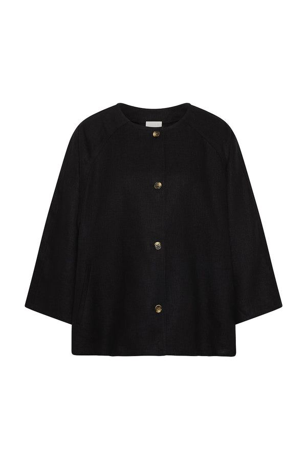 OLIVIA BLOUSE - BLACK