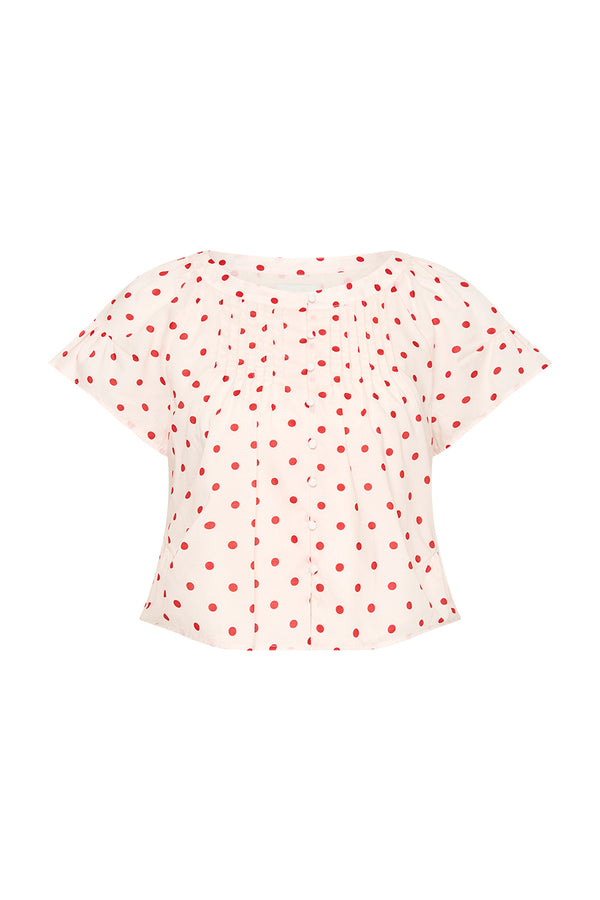 PALOMA BLOUSE - PETITE POLKA DOT