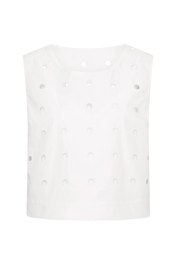 PEGGY TOP - VINTAGE WHITE