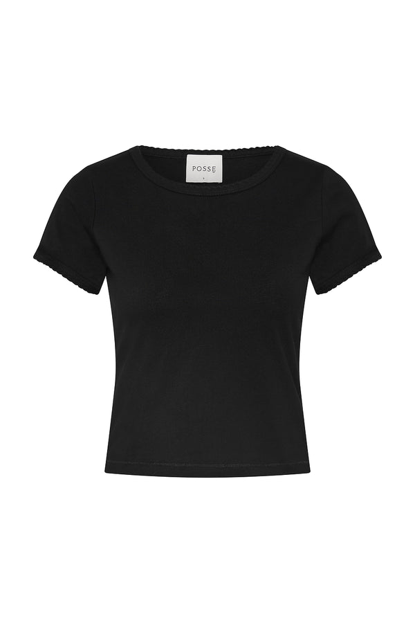 CLOVER TEE - BLACK