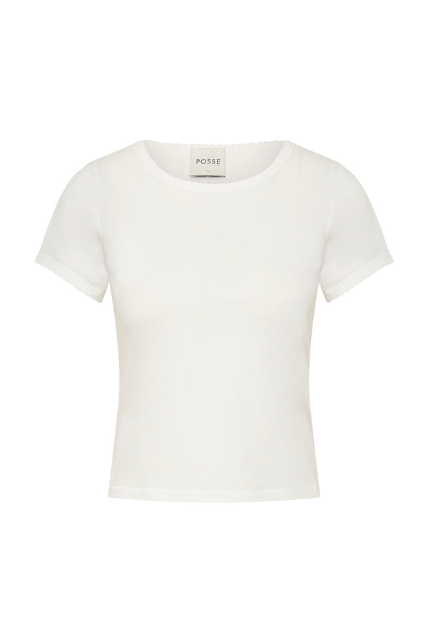 CLOVER TEE - IVORY