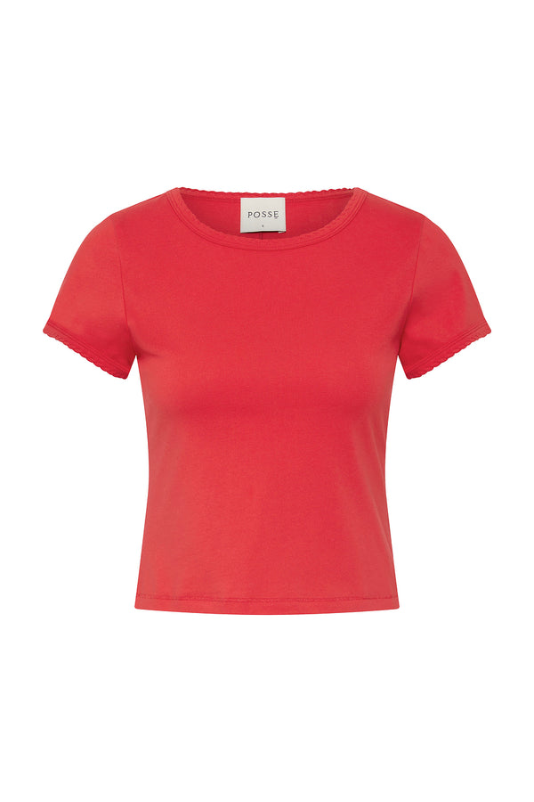 CLOVER TEE - RED