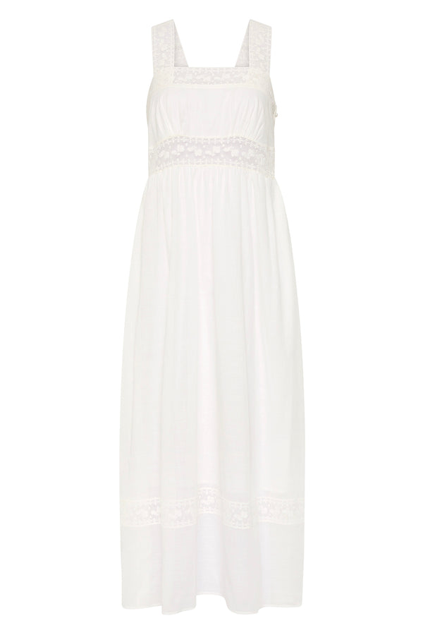 DAPHNE DRESS - VINTAGE WHITE