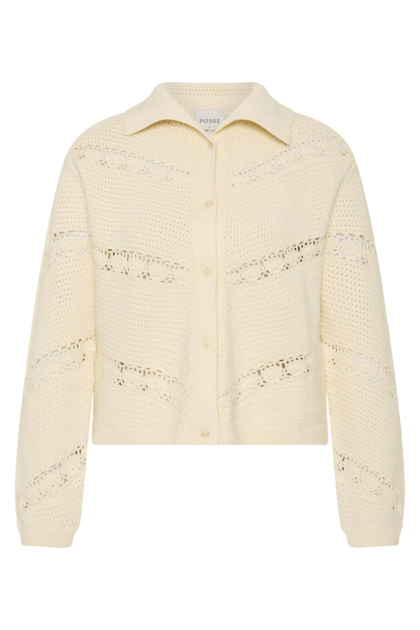 DYLAN CARDIGAN - PEARL