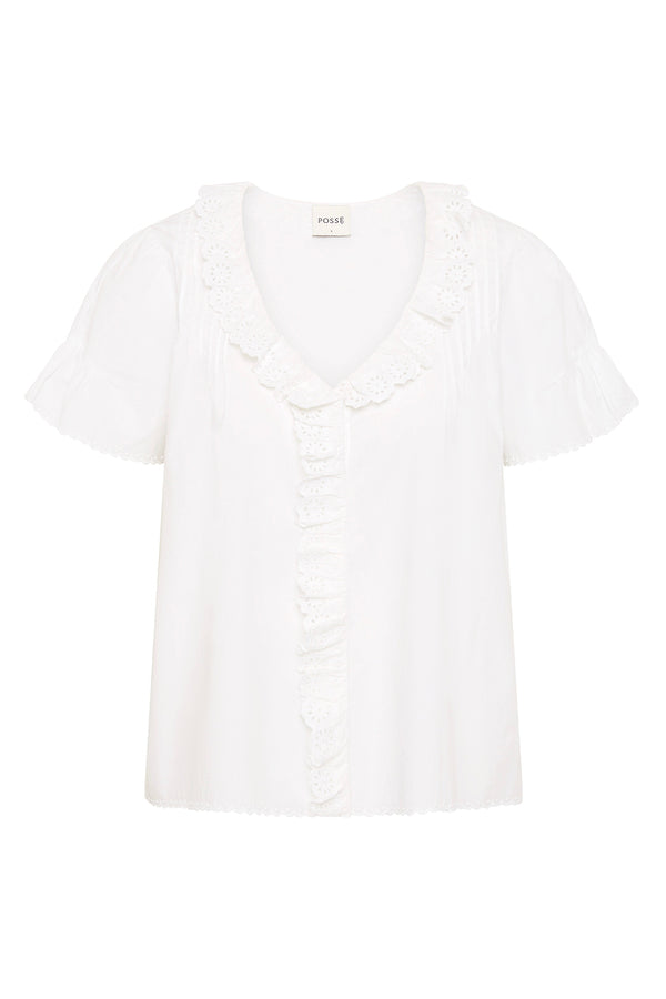 EZRA BLOUSE - VINTAGE WHITE