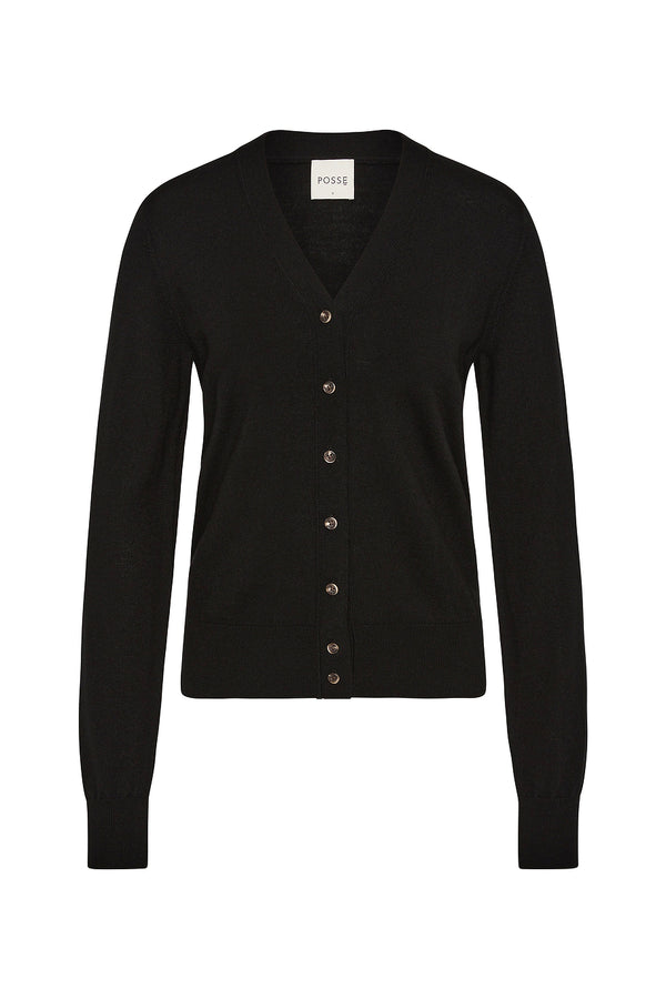FINLEY CARDIGAN - BLACK