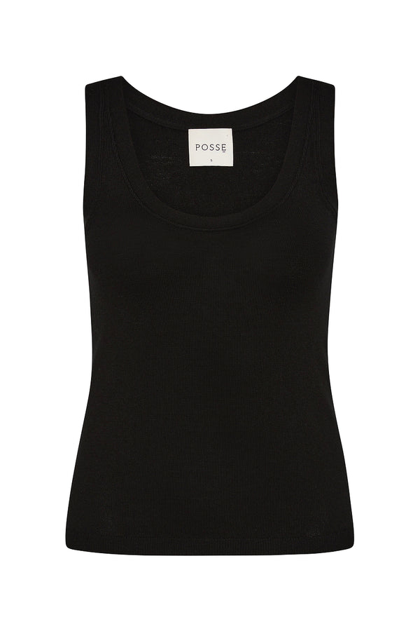 FINLEY TANK - BLACK