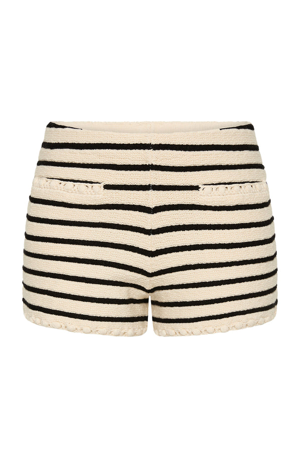 HENRY SHORT - CREAM & BLACK