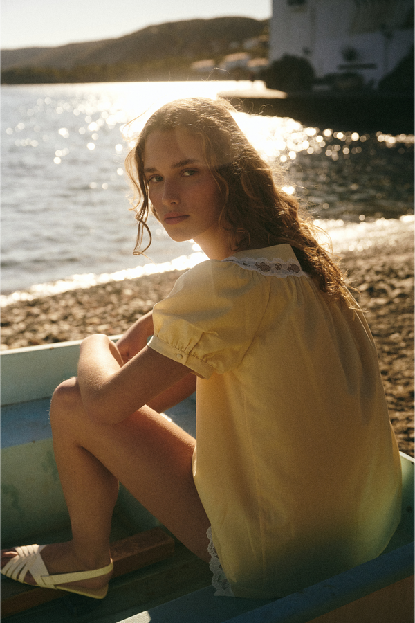 MARILYN BLOUSE - LIMONCELLO