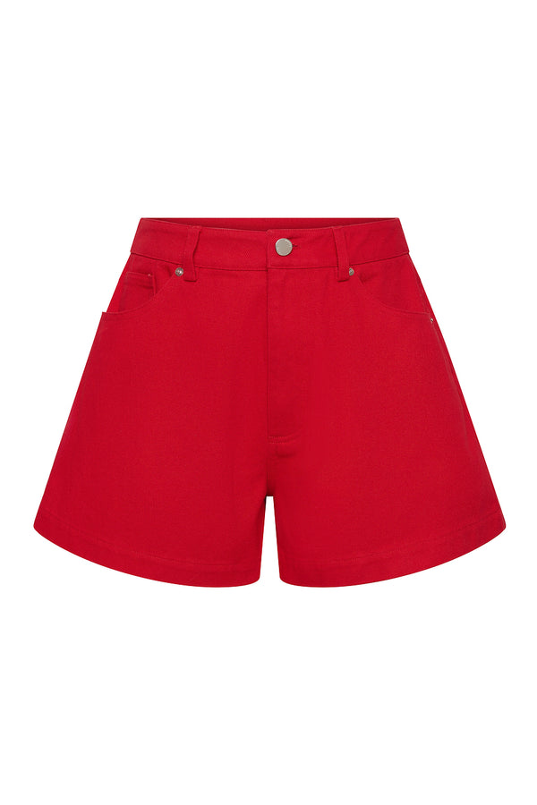 MASON SHORT - RED