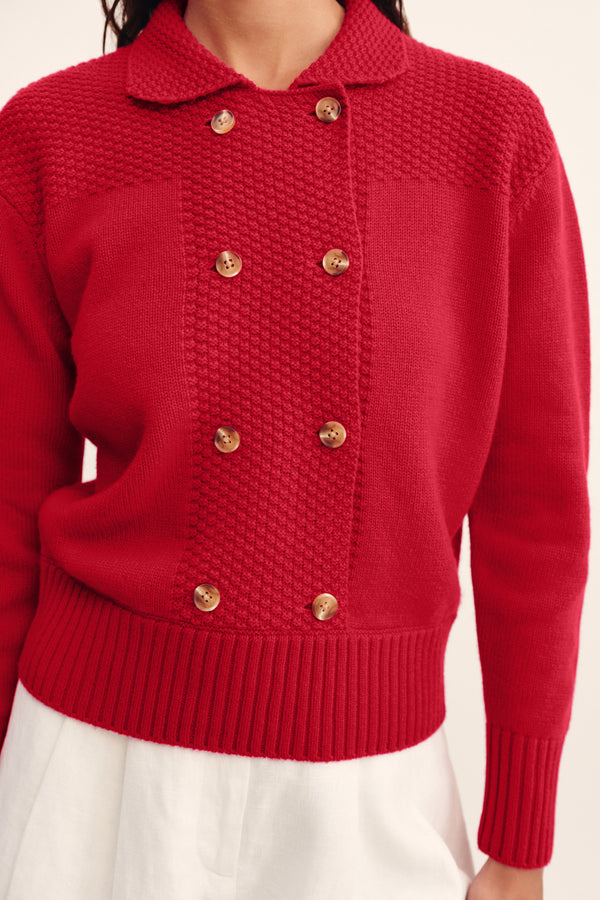 QUINN JUMPER - DRAGON FRUIT