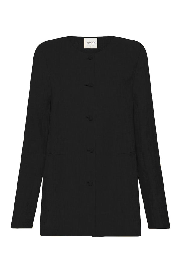 RIO SHIFT JACKET - BLACK