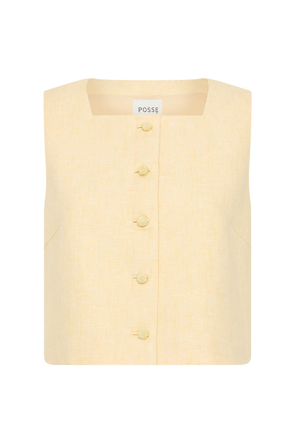 RIO TOP - DUSTY CITRON