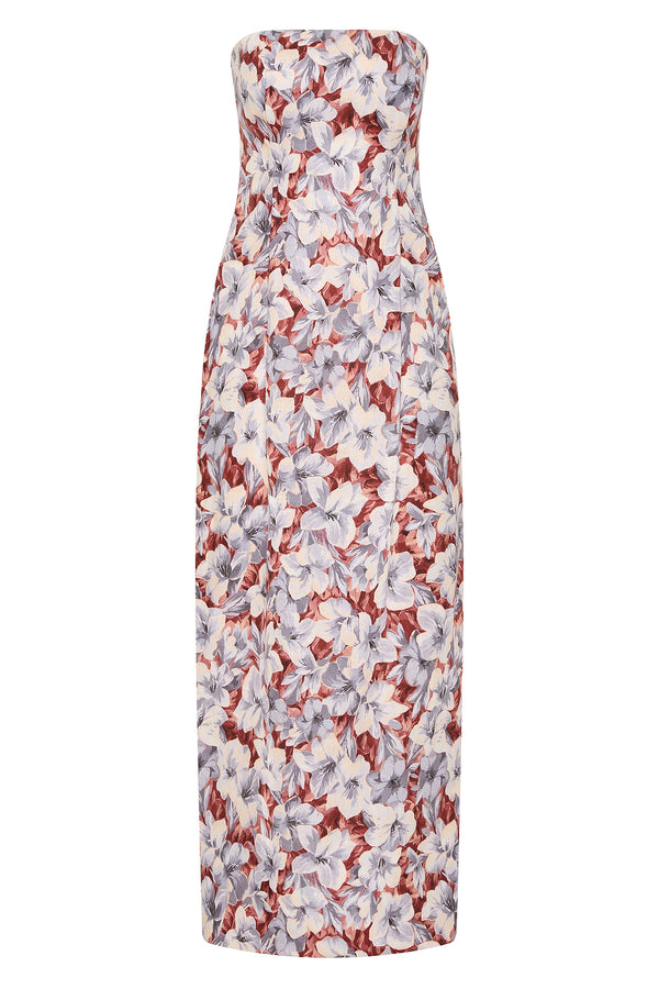 ROSALIE STRAPLESS DRESS - LILY GARDEN