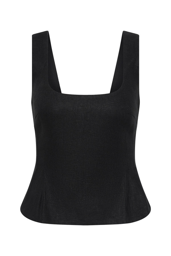 ROSALIE TOP - BLACK