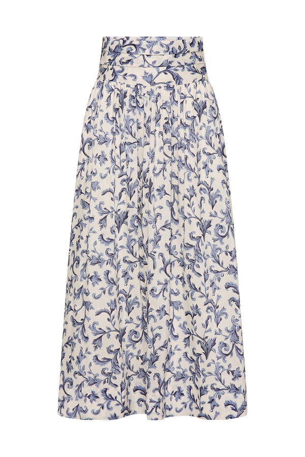 RUE SKIRT - BLUE BAROQUE