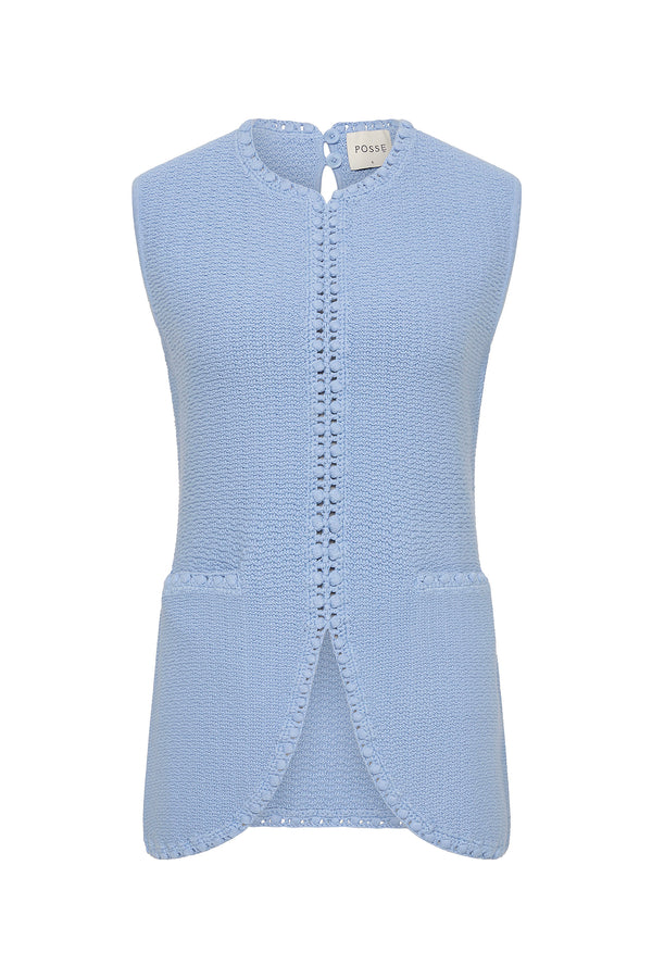 HARLAN VEST - BLUE