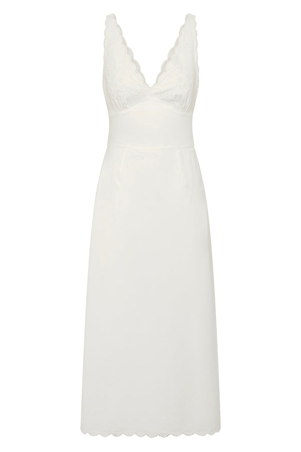 LOIS DRESS - VINTAGE WHITE