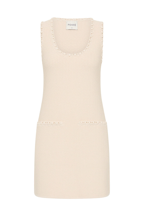 HARLAN MINI DRESS - CREAM