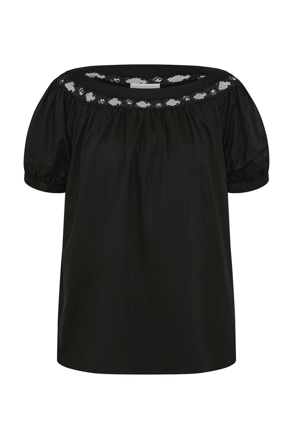 MARILYN BLOUSE - BLACK